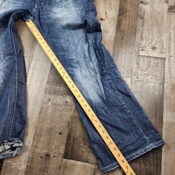 Vintage Mens Helix size 38x30 Bootcut Mid Rise Denim Jeans Y2K USA - Picture 6 of 9